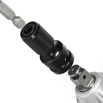 1/2" Drill Adaptor – Chuck and Thread Adaptor for Connecting Hole Saws and Accessories to Power Drills, Robust Steel Construction for Workshop Use